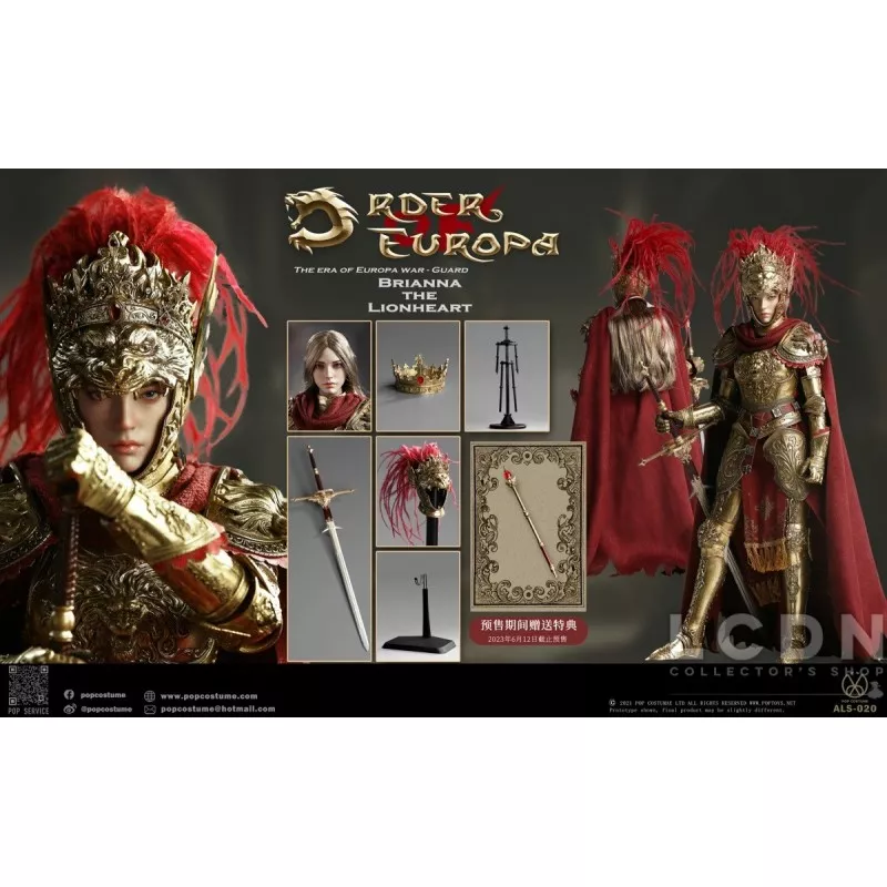 POP COSTUMEヨーロッパ戦記獅心女王 ブリアナ特典付再販 ALS-020 POP COSTUMEヨーロッパ戦記獅心女王 ブリアナ特典付再販 ALS-020