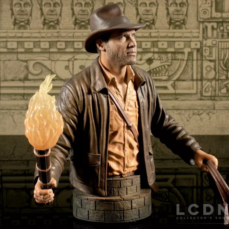 Indiana Jones Raiders of the Lost Ark Bust 1/6 Indiana Jones Variant SDCC 2023 Exclusive 15cm