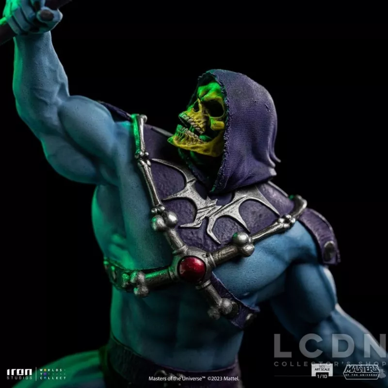 Les Maîtres de l&#039;Univers (Masters of the Universe) Statue 1/10 BDS Art Scale Skeletor 28cm