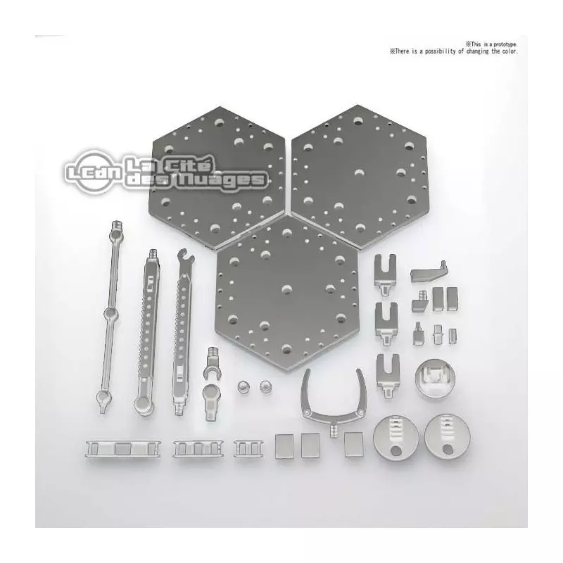 Gundam Clear Action Base 4 Pack de 3 Socles Transparents pour Maquettes