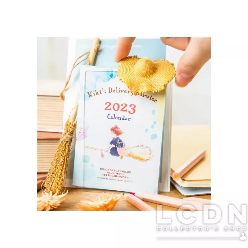 Kiki La Petite Sorcière (Kiki&#039;s Delivery Service) Statue Jiji Chevalet &amp; Calendrier 12cm
