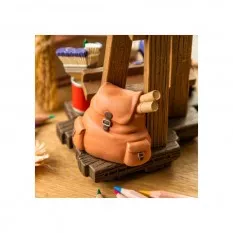 Kiki La Petite Sorcière (Kiki's Delivery Service) Statue Jiji Chevalet & Calendrier 12cm