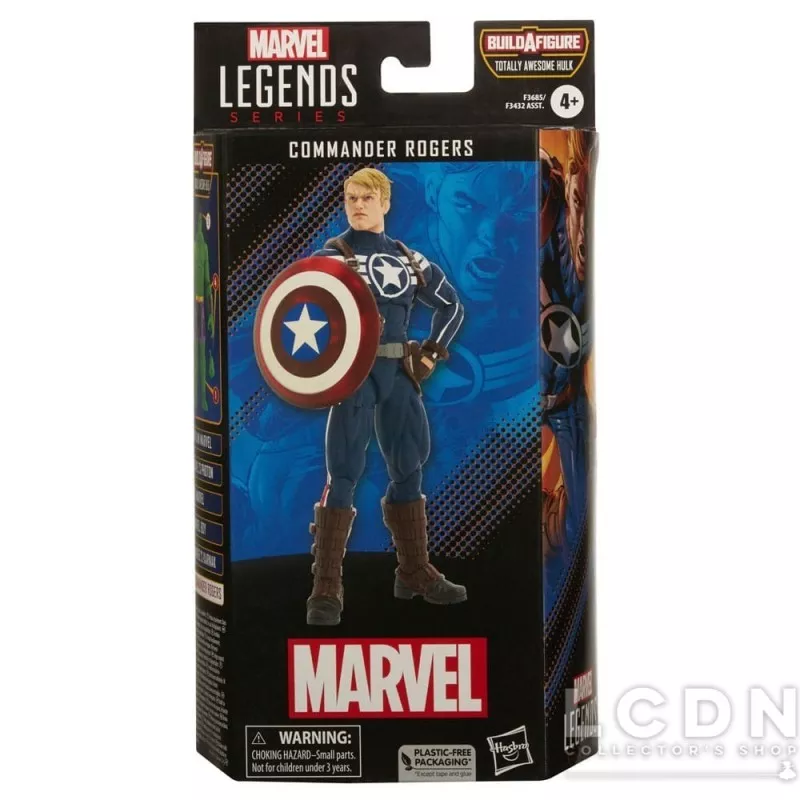 Marvel Legends Action Figure Commander Rogers (BAF : Totally Awesome Hulk)  15cm