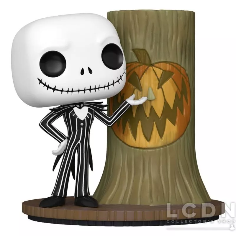 The Nightmare Before Christmas POP! Deluxe Jack Skellington with Halloween Door Vinyl Figure 10cm N°1361