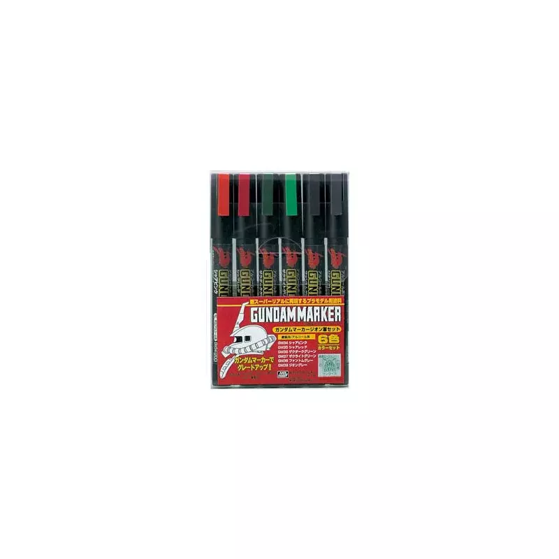 Gundam Marker Zeon Set (Set of 6) GMS108 - JCRAFTSTATION