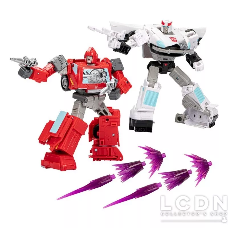 The Transformers: The Movie Buzzworthy Bumblebee Pack of 2 Figures Ironhide (Voyager Class) &amp; Prowl (Deluxe Class) 16-11cm