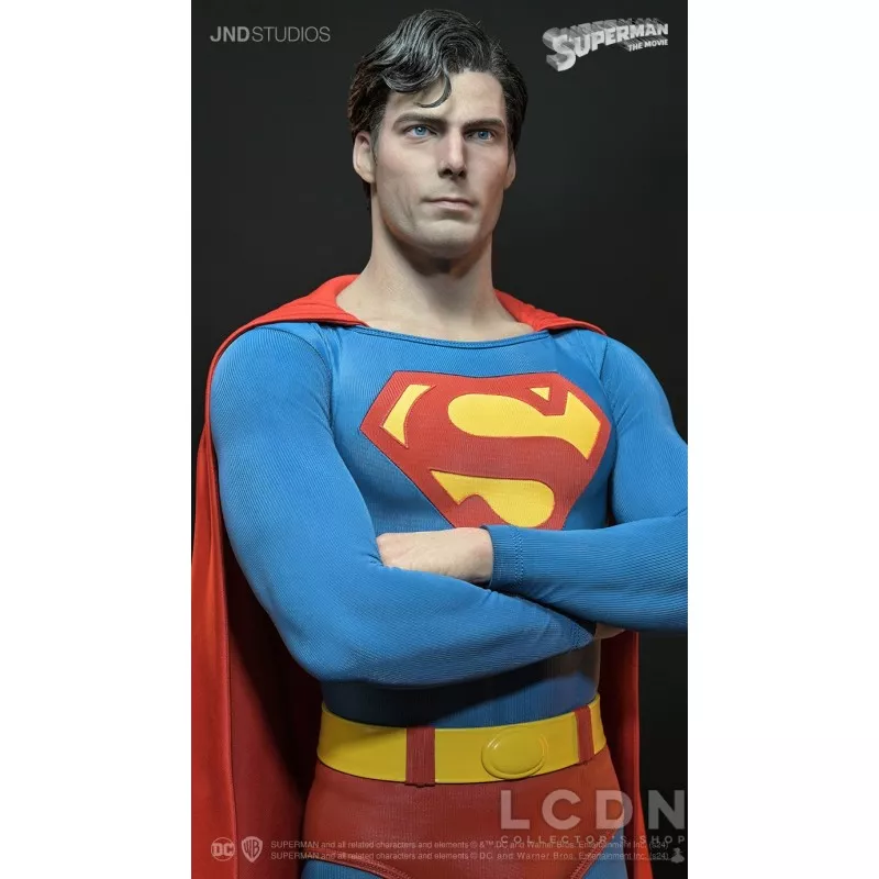 Superman (1978) Christopher Reeve Statue 1/3 Hyperreal Movie JND Studios 72cm