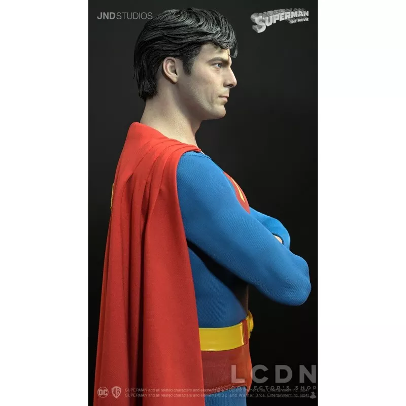 Superman (1978) Christopher Reeve Statue 1/3 Hyperreal Movie JND Studios 72cm