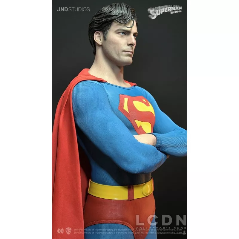 Superman (1978) Christopher Reeve Statue 1/3 Hyperreal Movie JND Studios 72cm