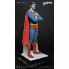 Superman (1978) Christopher Reeve Statue Clark Kent Dual Version 1/3 Hyperreal Movie JND Studios 72cm