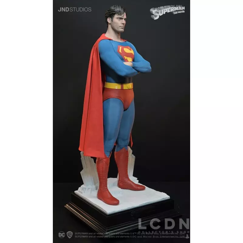 Superman (1978) Christopher Reeve Statue Clark Kent Dual Version 1/3 Hyperreal Movie JND Studios 72cm