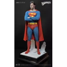 Superman (1978) Christopher Reeve Statue Clark Kent Dual Version 1/3 Hyperreal Movie JND Studios 72cm