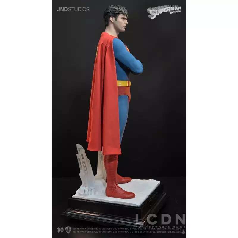 Superman (1978) Christopher Reeve Statue Clark Kent Dual Version 1/3 Hyperreal Movie JND Studios 72cm