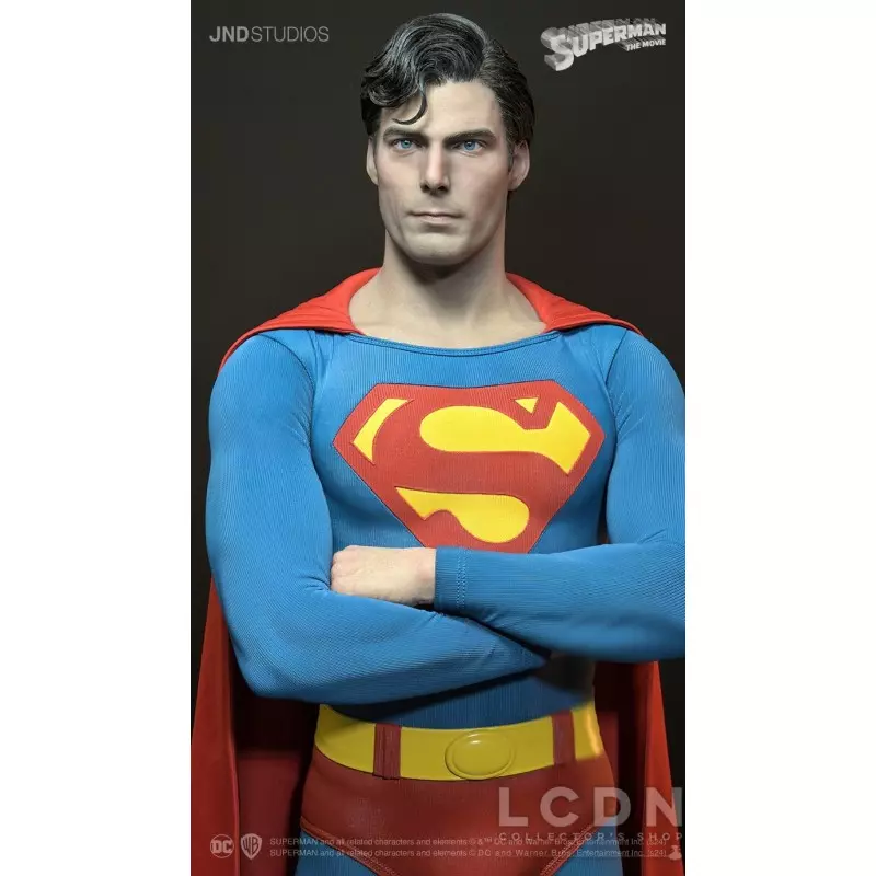 Superman (1978) Christopher Reeve Statue Clark Kent Dual Version 1/3 Hyperreal Movie JND Studios 72cm