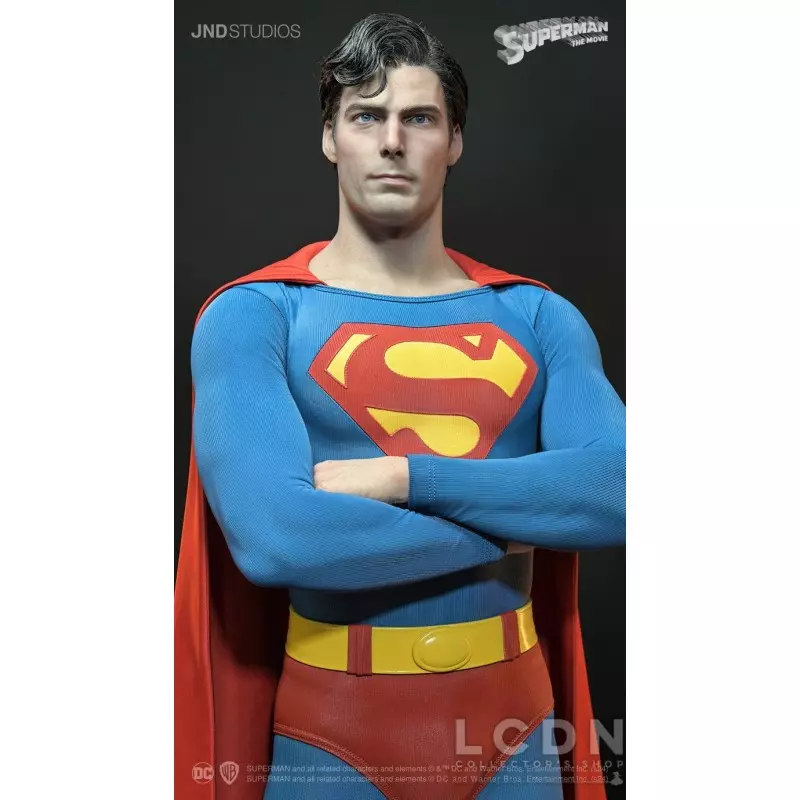 Superman (1978) Christopher Reeve Statue Clark Kent Dual Version 1/3 Hyperreal Movie JND Studios 72cm