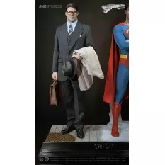 Superman (1978) Christopher Reeve Statue Clark Kent Dual Version 1/3 Hyperreal Movie JND Studios 72cm