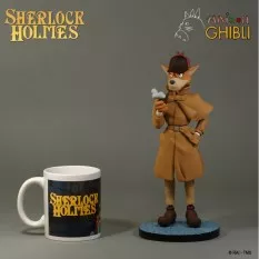 Sherlock Holmes Statue Miyazaki Ghibli Semic Animation Collection 26cm