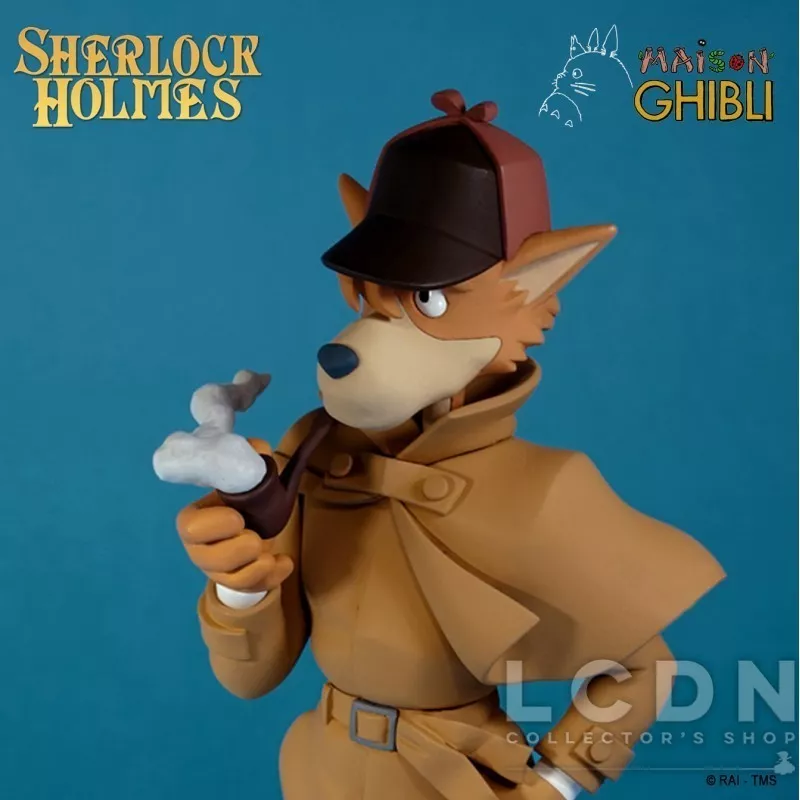 Sherlock Holmes Statue Miyazaki Ghibli Semic Animation Collection 26cm