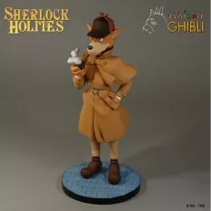 Sherlock Holmes Statue Miyazaki Ghibli Semic Animation Collection 26cm