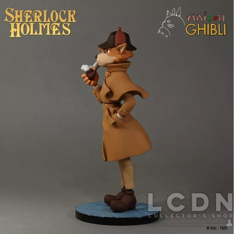 Sherlock Holmes Statue Miyazaki Ghibli Semic Animation Collection 26cm