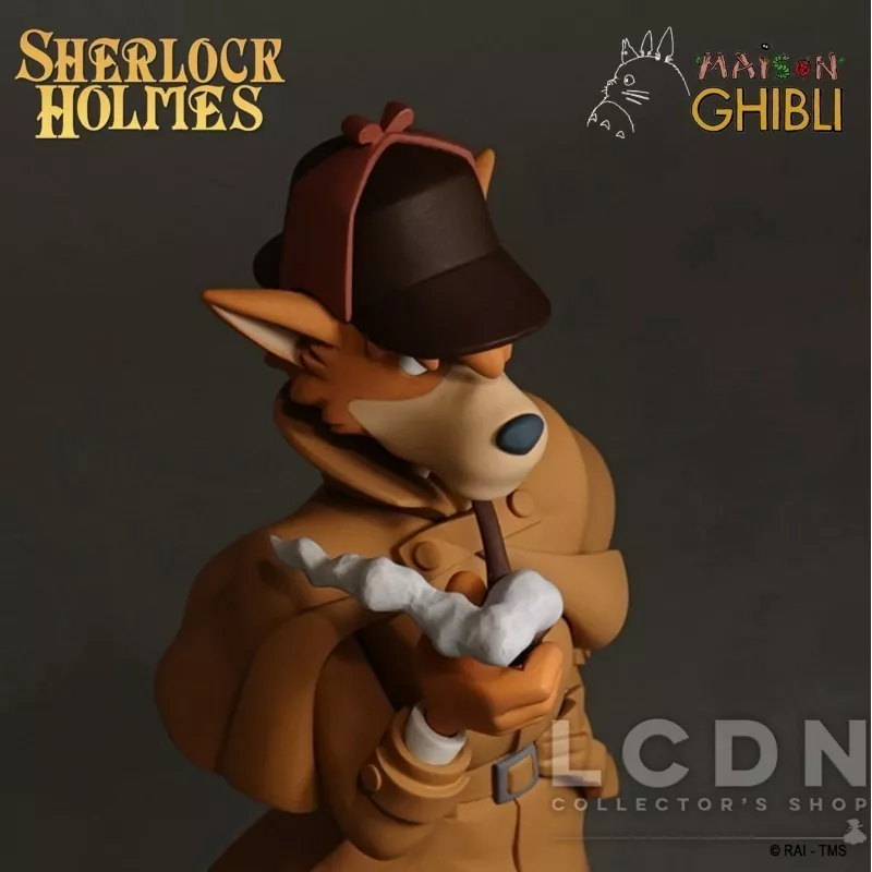 Sherlock Holmes Statue Miyazaki Ghibli Semic Animation Collection 26cm