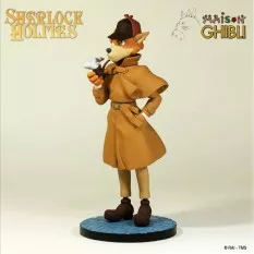 Sherlock Holmes Statue Miyazaki Ghibli Semic Animation Collection 26cm