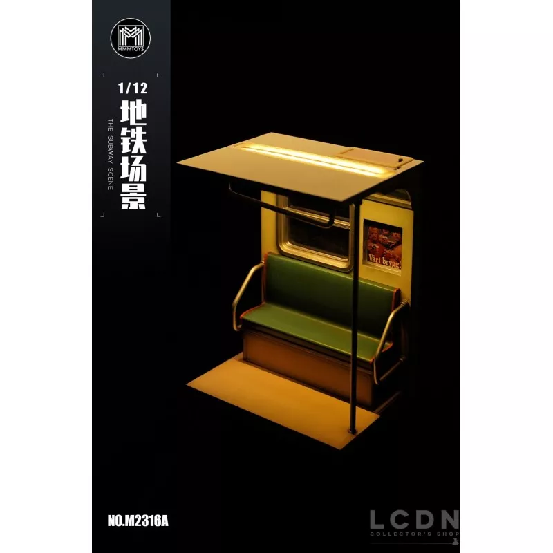 The Subway Scene Metro Diorama M2316A mmmtoys 1/12