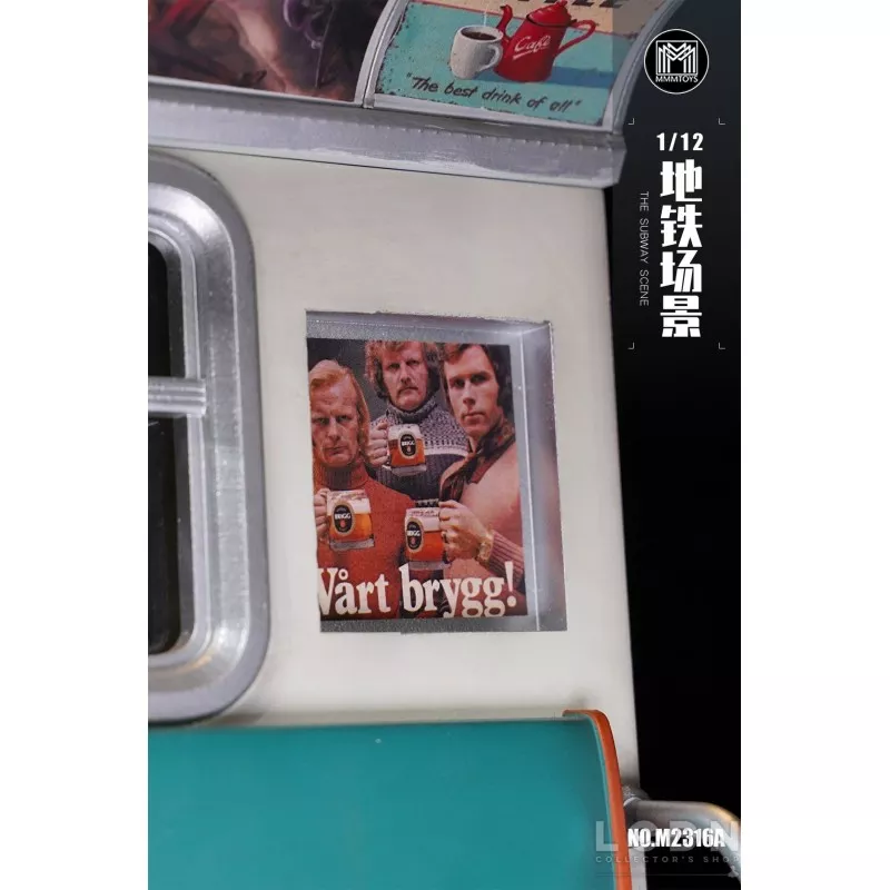 The Subway Scene Metro Diorama M2316A mmmtoys 1/12