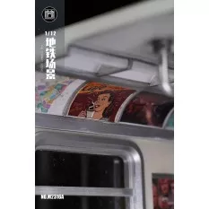 The Subway Scene Metro Diorama M2316A mmmtoys 1/12