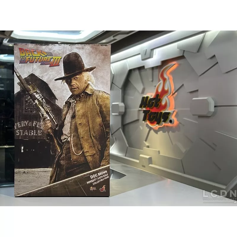 Hot Toys MMS617 Back to the Future Part III Collectible Action Figure 1/6 Doc Brown 31cm