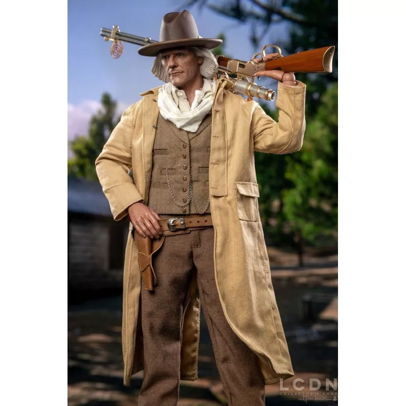 Hot Toys MMS617 Back to the Future Part III Collectible Action Figure 1/6 Doc Brown 31cm