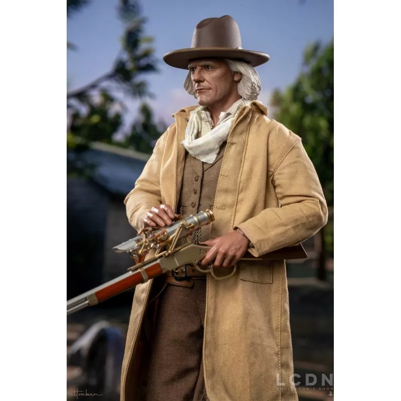 Hot Toys MMS617 Back to the Future Part III Collectible Action Figure 1/6 Doc Brown 31cm