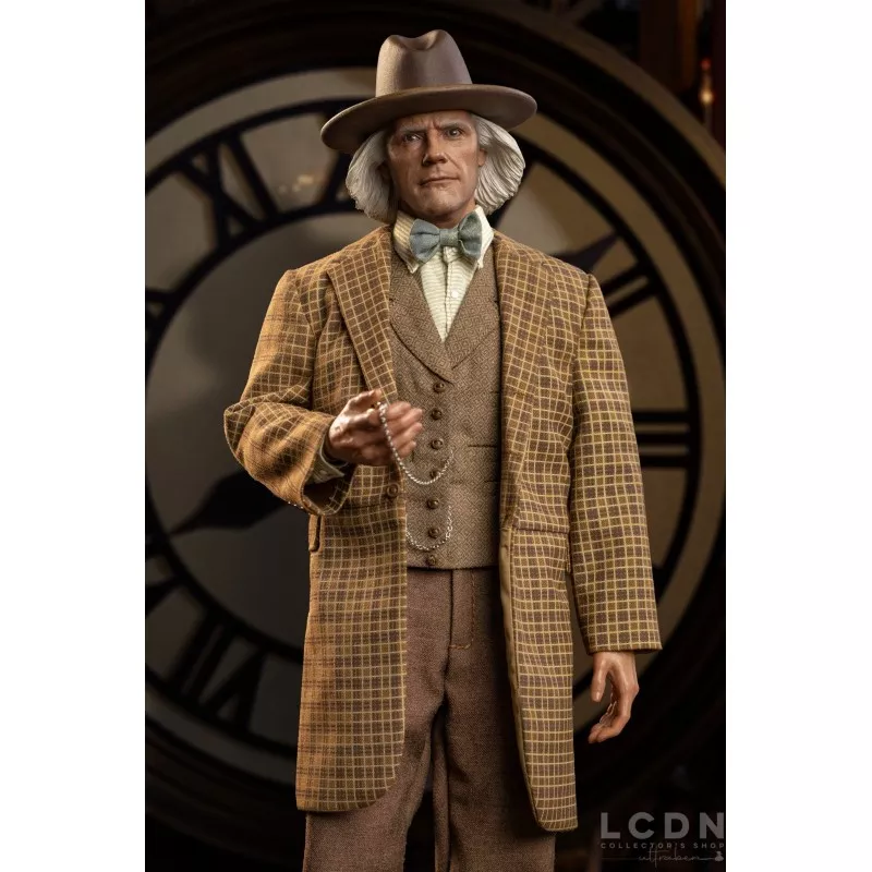 Hot Toys MMS617 Back to the Future Part III Collectible Action Figure 1/6 Doc Brown 31cm