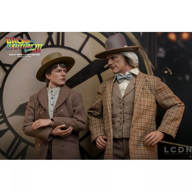 Hot Toys MMS617 Back to the Future Part III Collectible Action Figure 1/6 Doc Brown 31cm