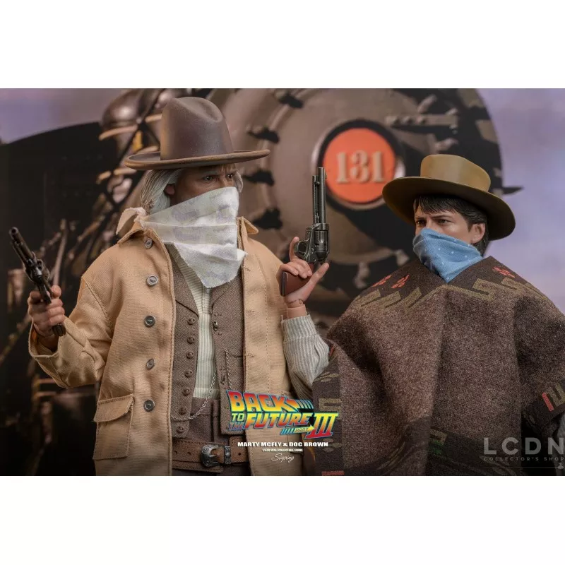 Hot Toys MMS617 Back to the Future Part III Collectible Action Figure 1/6 Doc Brown 31cm