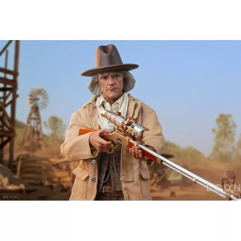 Hot Toys MMS617 Back to the Future Part III Collectible Action Figure 1/6 Doc Brown 31cm