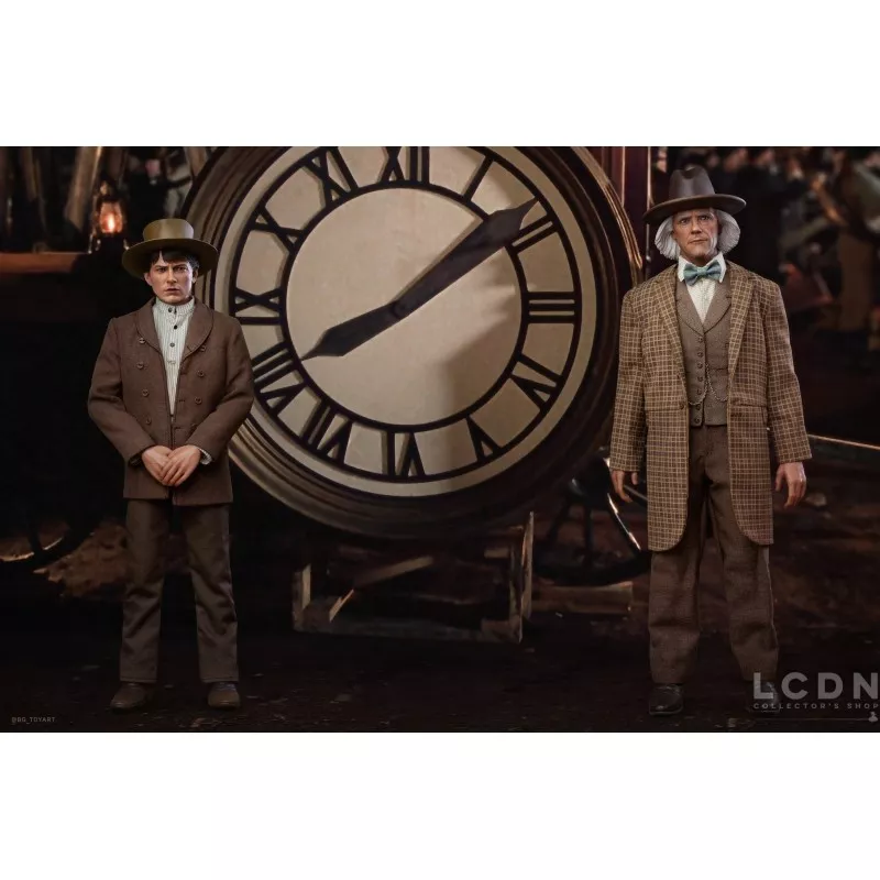 Hot Toys MMS617 Back to the Future Part III Collectible Action Figure 1/6 Doc Brown 31cm