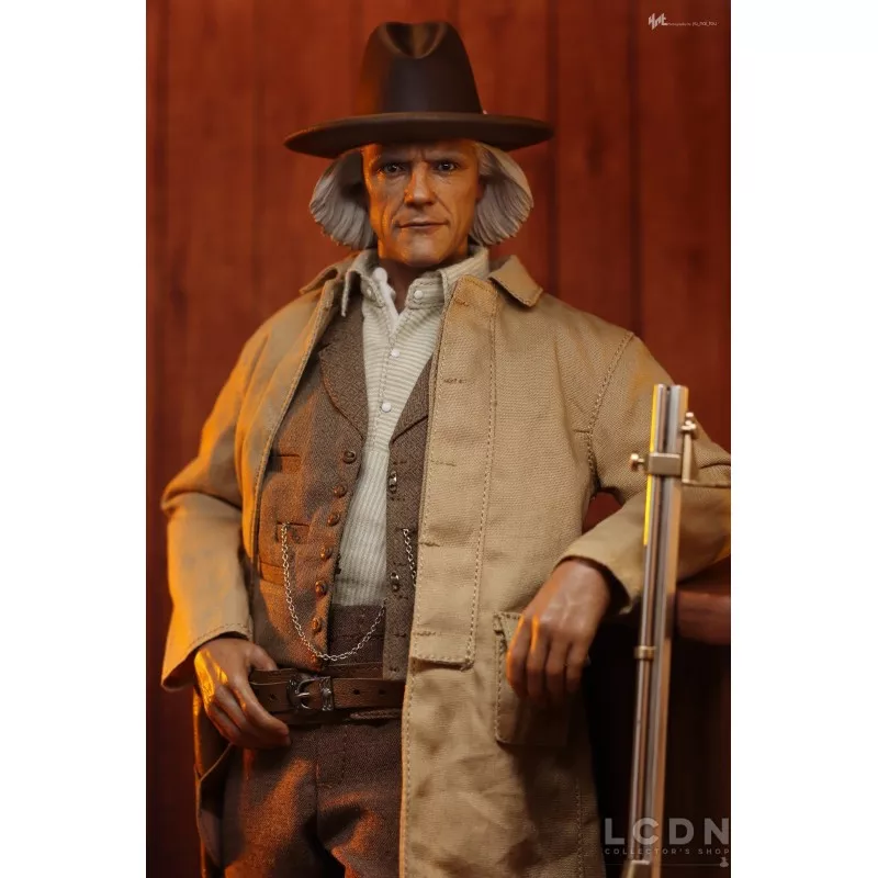 Hot Toys MMS617 Back to the Future Part III Collectible Action Figure 1/6 Doc Brown 31cm