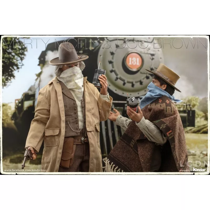 Hot Toys MMS617 Back to the Future Part III Collectible Action Figure 1/6 Doc Brown 31cm