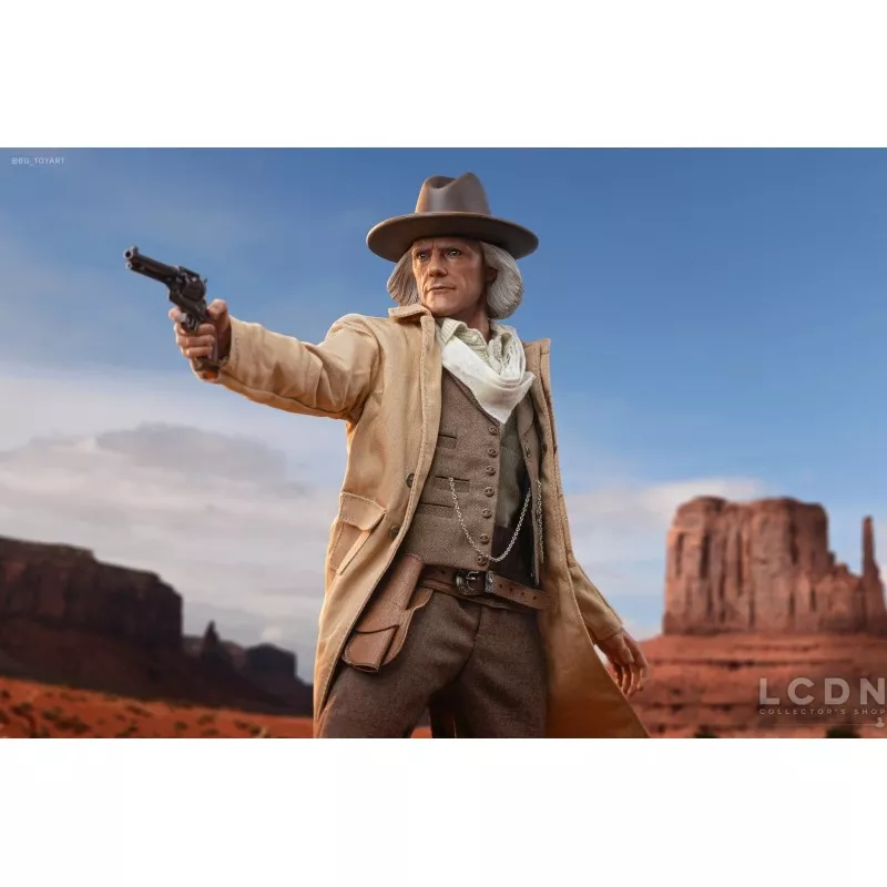 Hot Toys MMS617 Back to the Future Part III Collectible Action Figure 1/6 Doc Brown 31cm