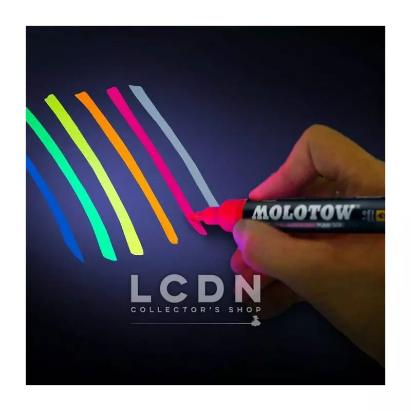 Molotow Marqueur Pump Softliner Uv Fluorescent 1mm Vert