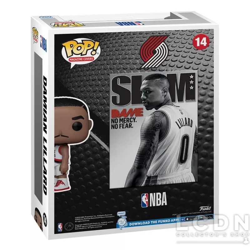 NBA Cover POP! Basketball Damian Lillard (SLAM Magazin) Vinyl Figure 10cm N°14