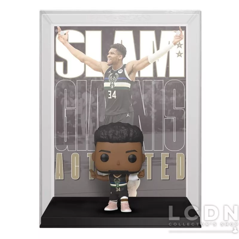 NBA Cover POP! Basketball Giannis Antetokounmpo (SLAM Magazin) Vinyl Figure 10cm N°15