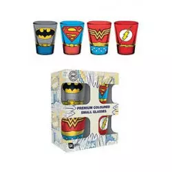 DC Comics Set 4 verres à...