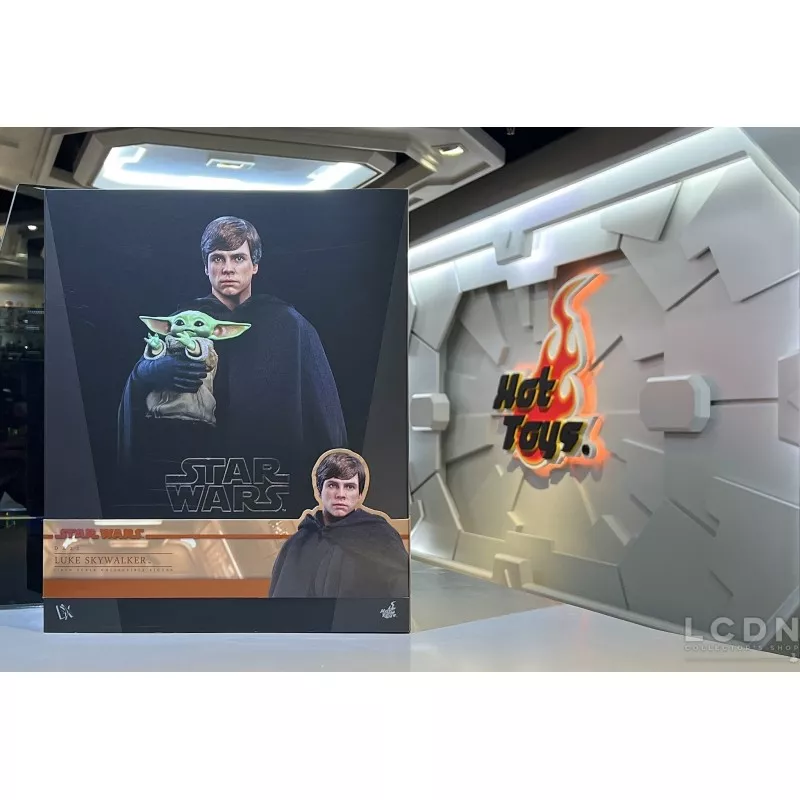 Hot Toys DX22 Star Wars The Mandalorian Collectible Action Figurine 1/6 Luke Skywalker 28cm