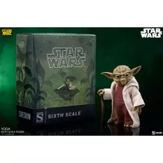 Star Wars The Clone Wars Collectible Action Figurine 1/6 Yoda 14cm