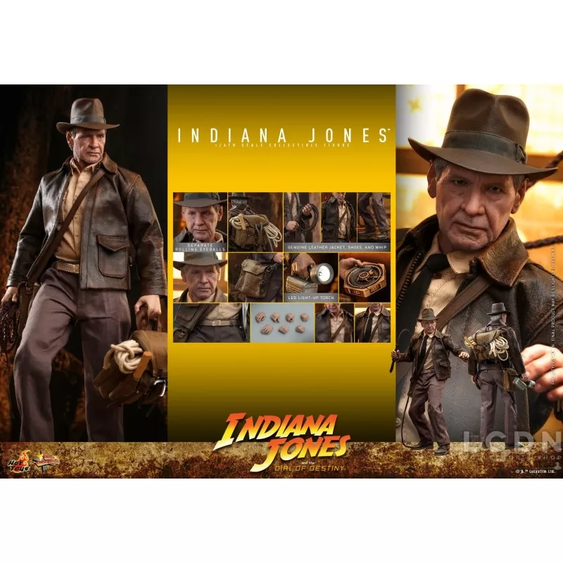 Hot Toys MMS716 Indiana Jones et le Cadran de la Destinée Collectible  Action Figurine 1/6