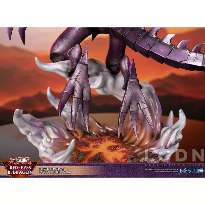 Yu-Gi-Oh! Figurine Red-Eyes B. Dragon Purple Colour 33cm