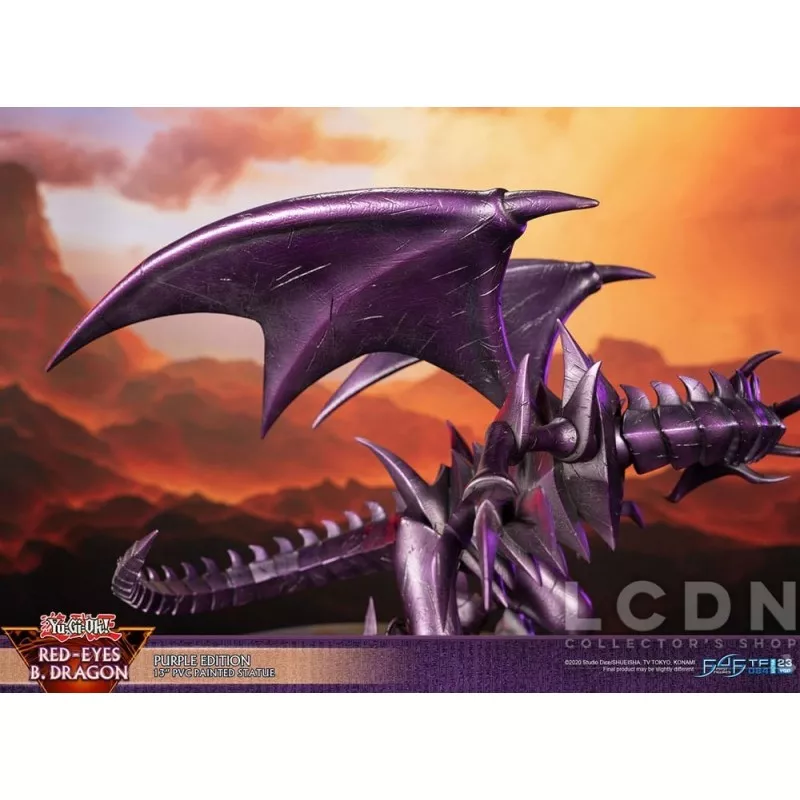 Yu-Gi-Oh! Figurine Red-Eyes B. Dragon Purple Colour 33cm