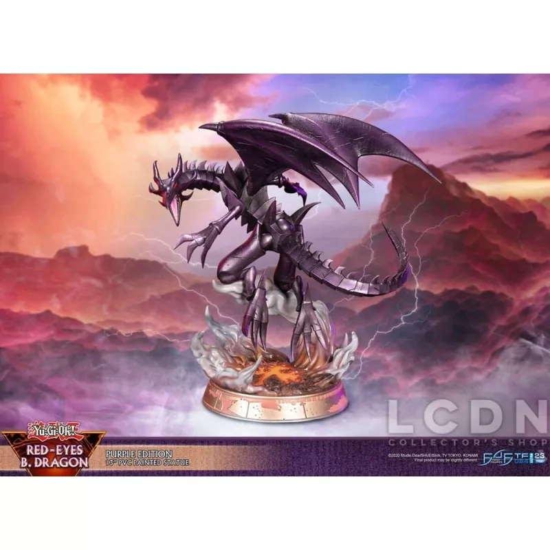 Yu-Gi-Oh! Figurine Red-Eyes B. Dragon Purple Colour 33cm